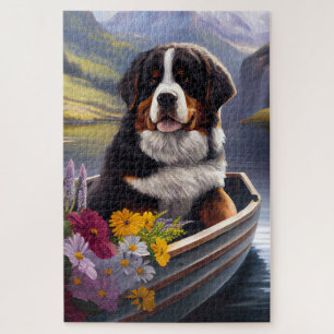 Puzzle Montagne bernoise sur une pagaie : une aventure Pi