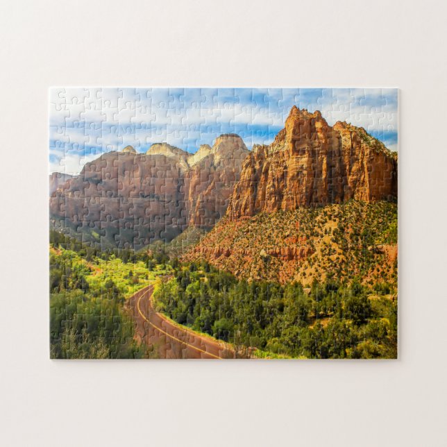 Puzzle Montagnes de l'Utah Zion. (Horizontal)