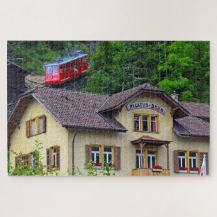 Puzzle Montez Pilatus Bahn - chemin de fer de dent -