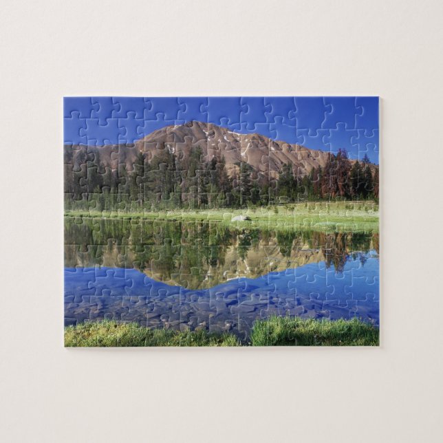 Puzzle Monts Sawtooth reflétés dans le 4 juillet (Horizontal)