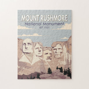 Puzzle Monument national du Mont Rushmore Dakota du Sud