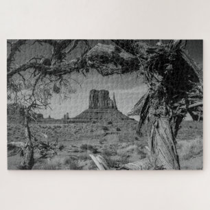 Puzzle Monument Valley Noir et blanc