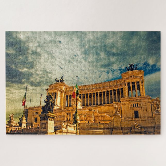Puzzle Monument Vittorio Emanuele Rome. (Horizontal)
