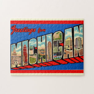 Puzzle Monuments du Michigan 11x14