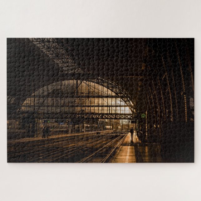 Puzzle Morning Rail Station (Horizontal)