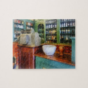 Puzzle Mortier et pilon dans la pharmacie