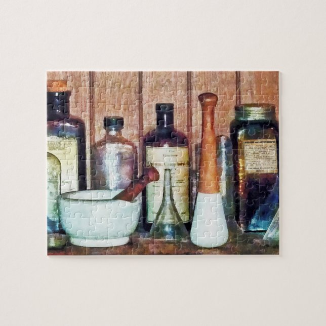 Puzzle Mortier et pilon et pilon (Horizontal)