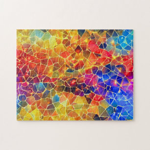 Puzzle Mosaïque Colorée et Lumineuse
