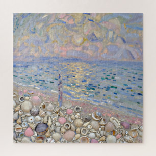 Puzzle Mosaïque de coquillages Plage Horizon Glow