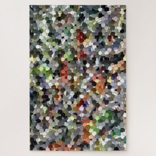 Puzzle Mosaïque octogonale géométrique Abstraite multicol