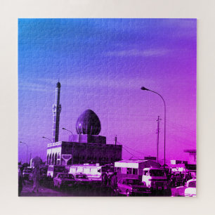 Puzzle Mosquée Buniya de Bagdad en Irak vintage