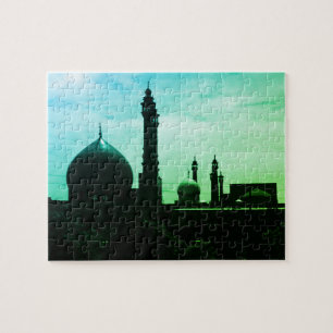Puzzle Mosquée de Fatima de Qom en Iran vintage