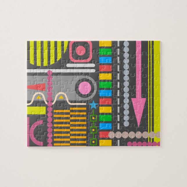 Puzzle Motif Abstrait du Panneau de configuration de la t (Horizontal)