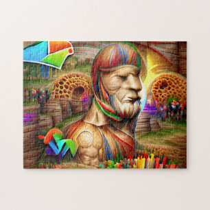 Puzzle motif créatif