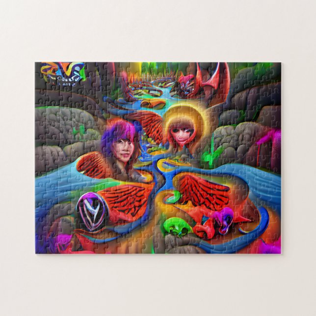 Puzzle motif créatif (Horizontal)