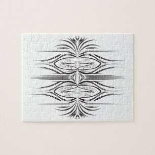 Puzzle motif créatif artistique frontière