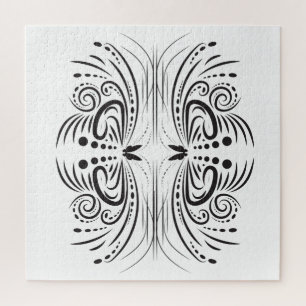 Puzzle motif créatif artistique frontière
