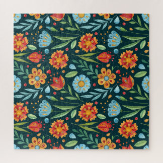 Puzzle Motif d'aquarelle illustrée à la main