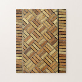 Puzzle - Motif de brique en tissu de panier