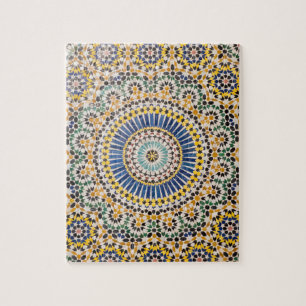 Puzzle Motif de carreaux géométriques, Maroc