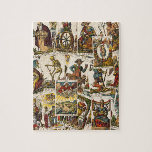 Puzzle Motif de cartes Tarot