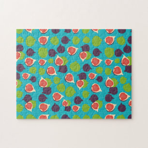 Puzzle Motif de fruits d'été à la fibre méditerranéenne