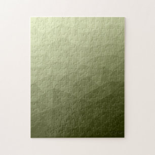 Puzzle Motif de maille géométrique à dégradé vert clair d