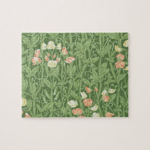 Puzzle Motif de pois de senteur William Morris, botanique
