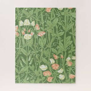 Puzzle Motif de pois de senteur William Morris, botanique