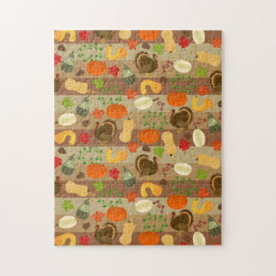 Puzzle Motif de récolte d'automne de courge de la Turqui