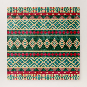 Puzzle Motif de style africain géométrique Abstrait