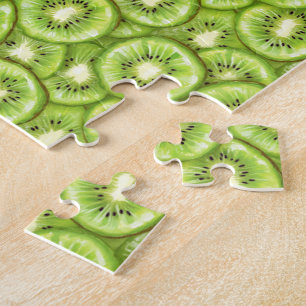 Puzzle Motif de tranche Kiwi