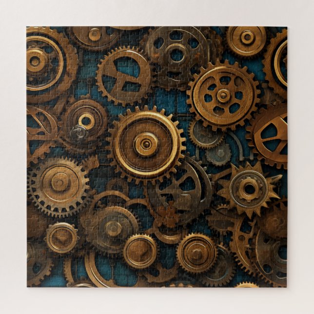 Puzzle Motif des engrenages (Vertical)