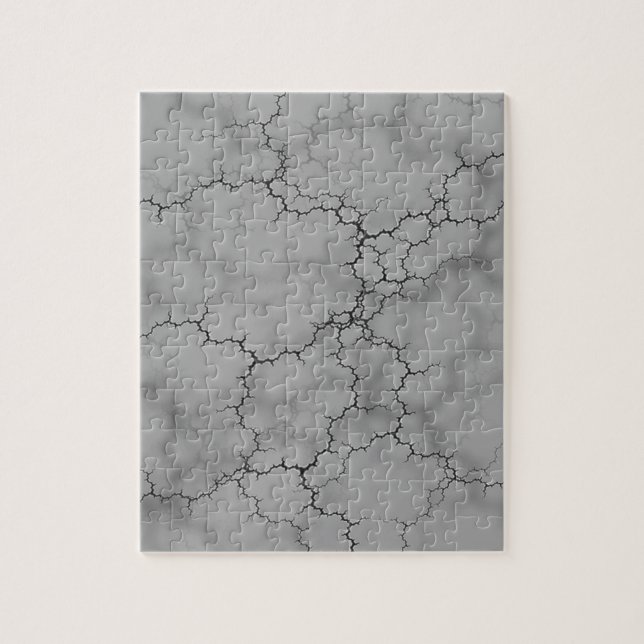 Puzzle Motif en marbre gris foncé (Vertical)