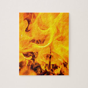 Puzzle Motif Feu Et Flames