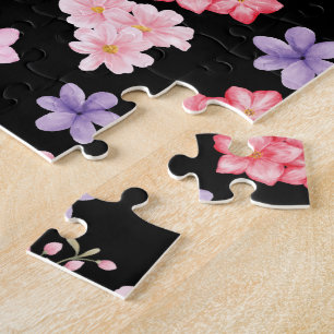 Puzzle Motif floral aquarelle