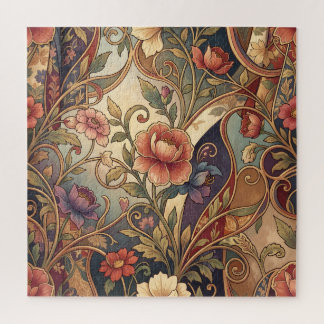 Puzzle Motif floral de kimono décoratif