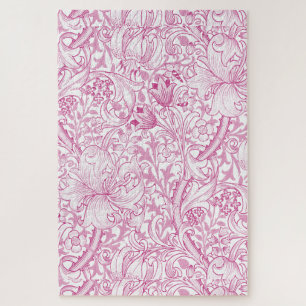 Puzzle Motif floral Lily dorée de William Morris