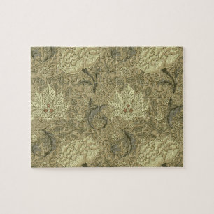 Puzzle Motif floral William Morris Windrush : Vintage