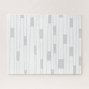 Puzzle Motif graphique linéaire simple, minimal et modern
