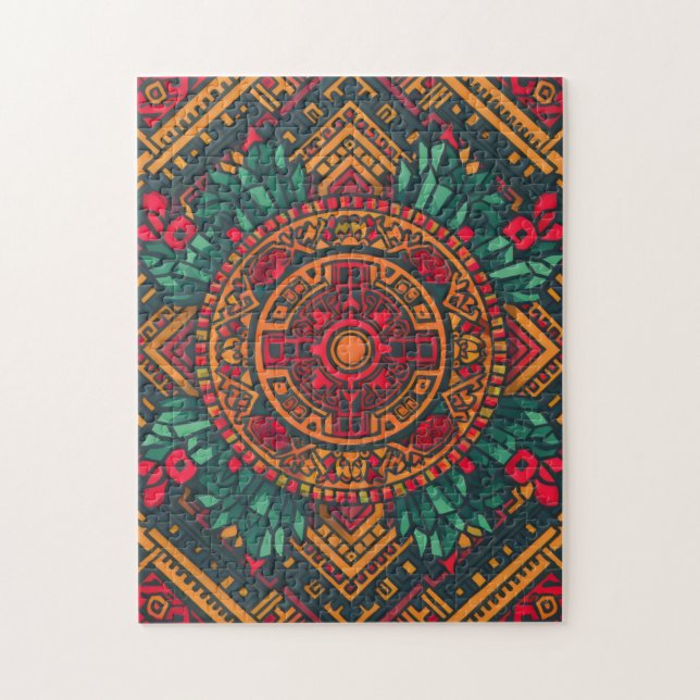 Puzzle motif Mandala (Vertical)