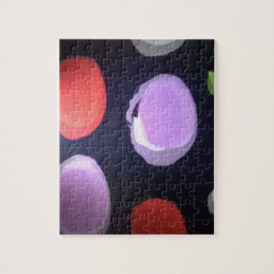 Puzzle Motif moderne : Motif Polka coloré