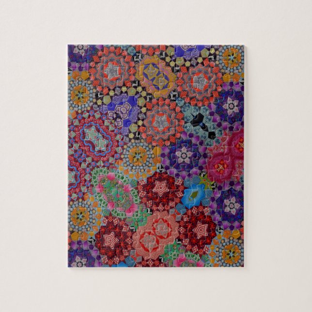 Puzzle Motif multicolore d'édredon (Vertical)