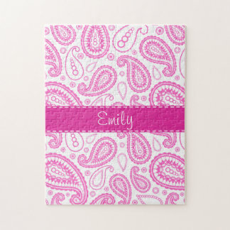 Puzzle Motif rose de Paisley
