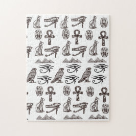 Puzzle Motifs numériques intemporels d'antiquités égyptie