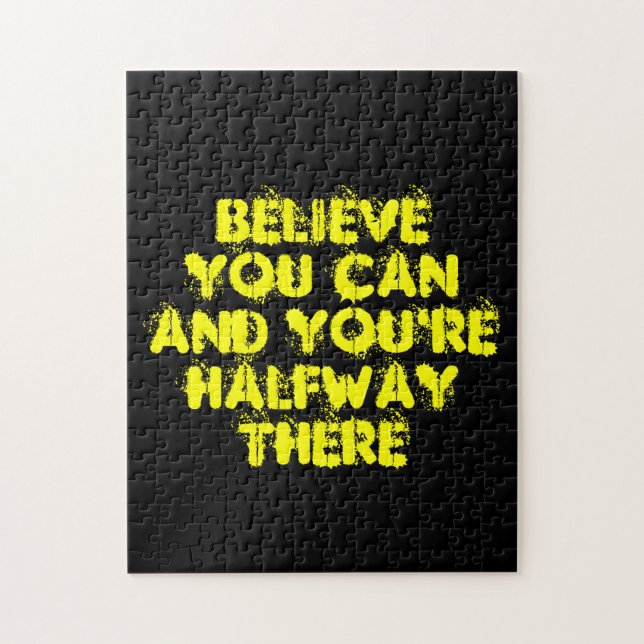 Puzzle Motivation inspirante Citations de succès positif (Vertical)