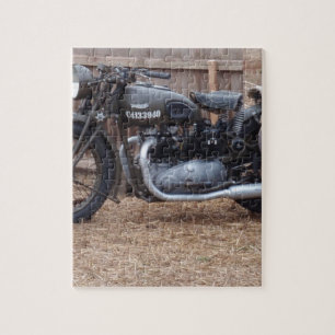 Puzzle Moto militaire vintage