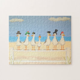 Puzzle Mouettes avec Casquette