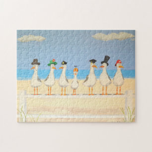Puzzle Mouettes avec Casquette