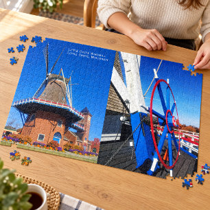 Puzzle Moulin à vent Little Chute Dutch Smock Mill, roue,
